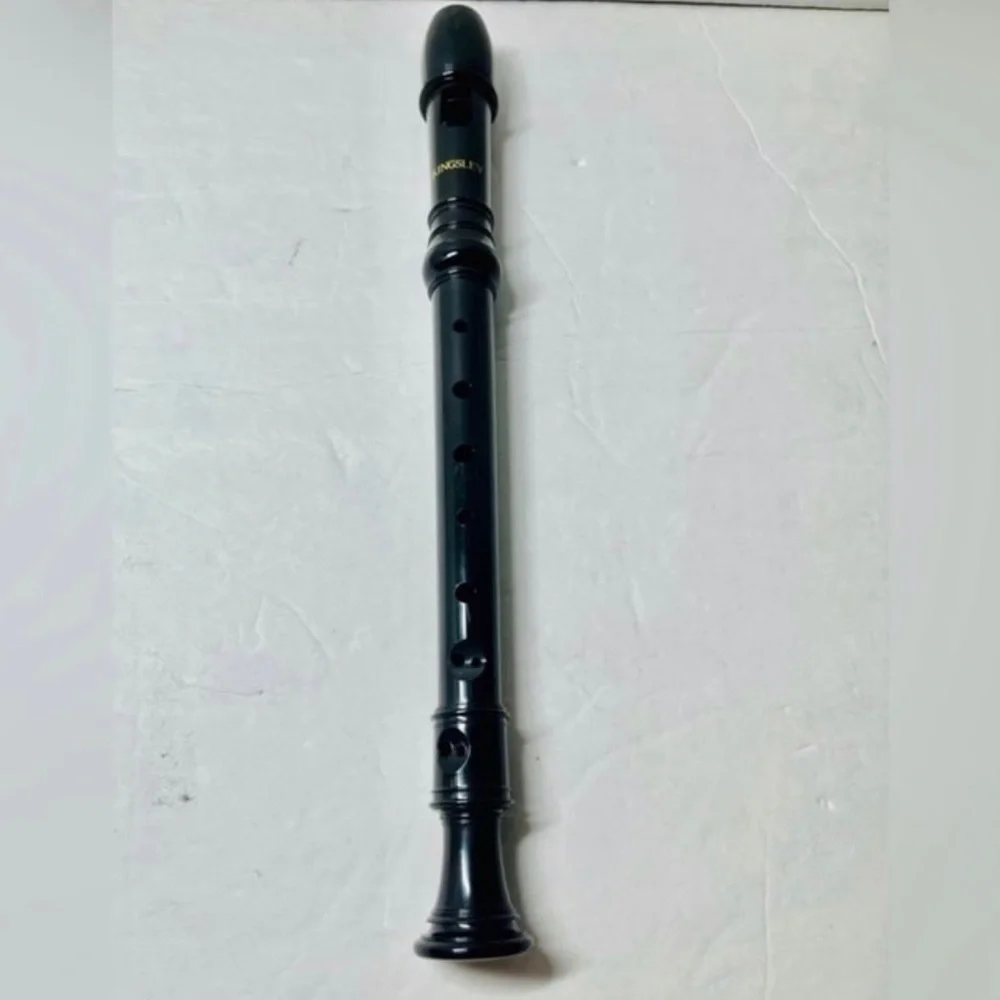 VINTAGE ELEMENTARY SCHOOL KINGSLEY SOPRANO RECORDER w/ZIP STORAGE BAG